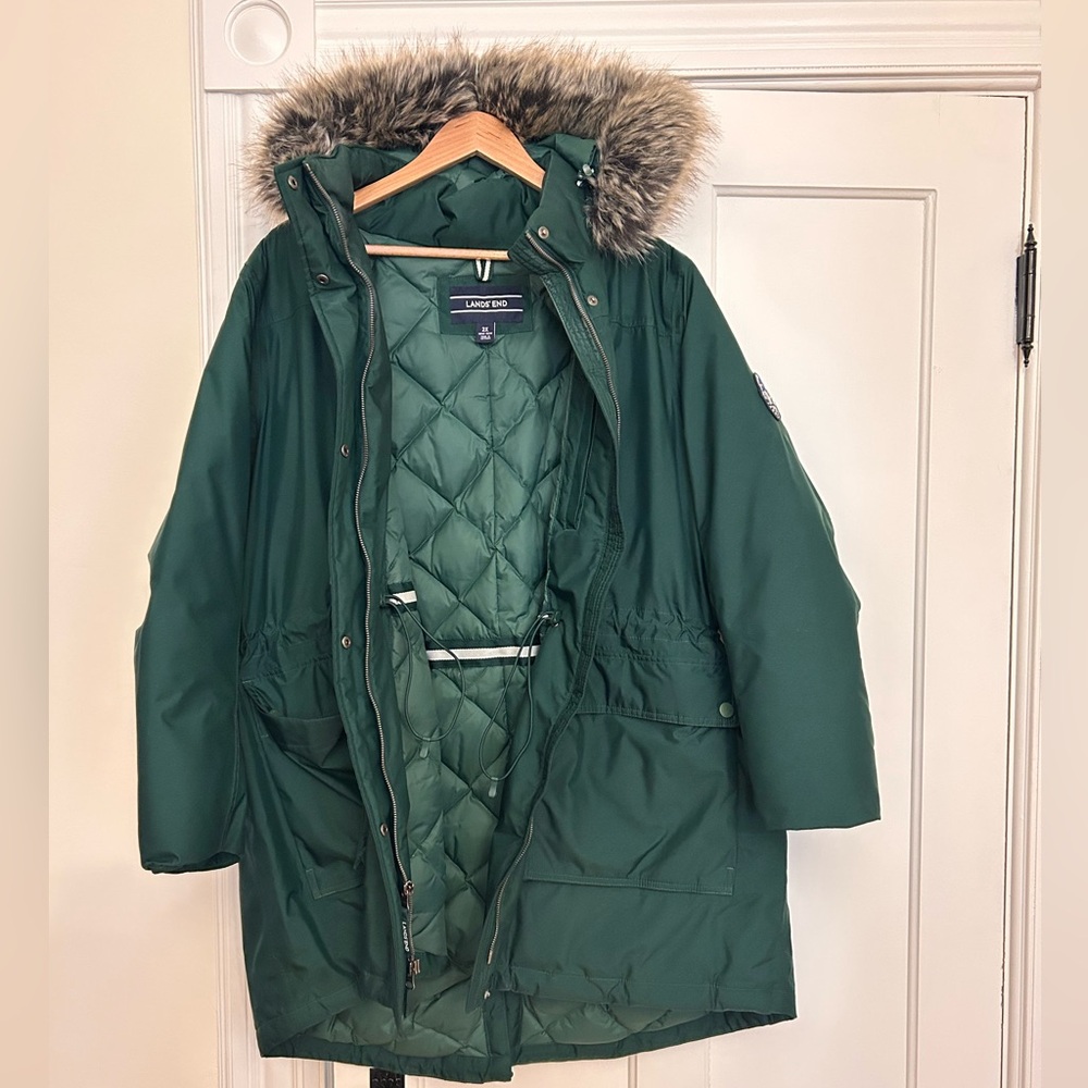 EUC Lands' End Women's Expedition Winter Parka, 2x